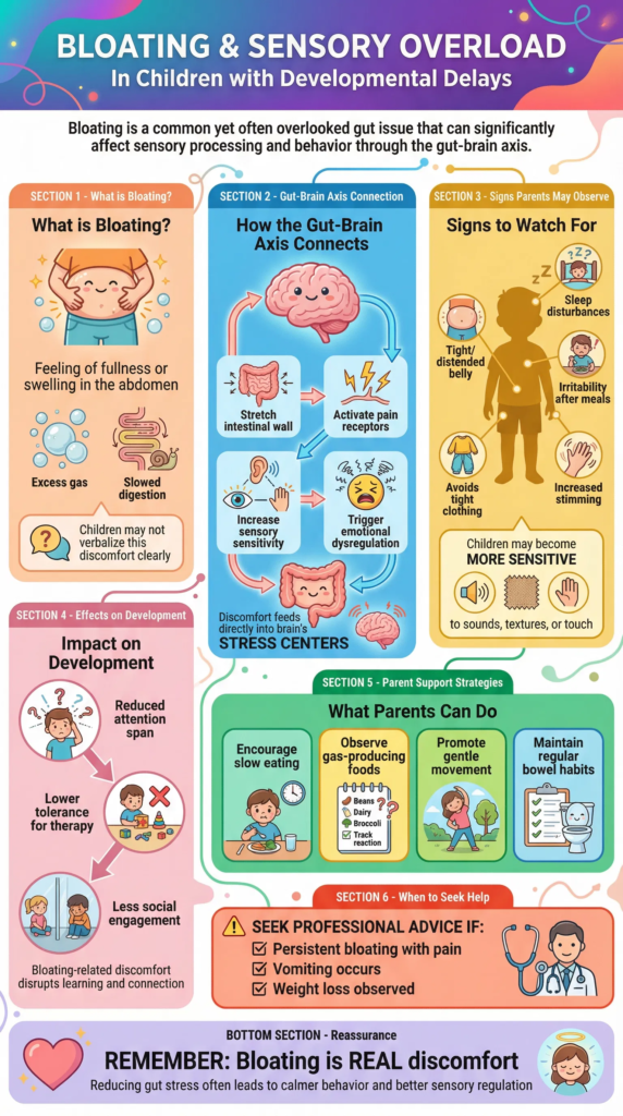 Blog7 GutBrain Bloating and Sensory Overload in Children with Developmental Delays